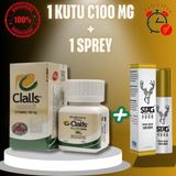 Palvin CIALIS100MGHAP + Stagg Geciktirici_spray 2'li Paket Performansarttıcı_sertleştirici_geciktirici_hap_sprey CIALIS_100MG_STAG_SPREY - 1 Paket