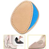 Palwin Ayakkabı Numara Küçültme Pedi, Hakiki Deri Ön Tabanlık, Stiletto Için Kaydırmaz Yarım Ayakkabı Tabanlığı, 1 Çift (41-45, Naturel)