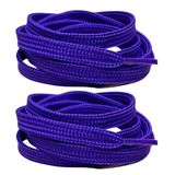 Palwin Palspor 120 cm Yassı Sneaker Ayakkabı Bağcığı, Çift Katmanlı Örgülü Günlük, Spor, Nike Converse Adidas Vans Marka Ayakkabılara Uygun Bağcık (1, Mor)
