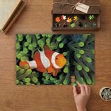 Palyaço Balığı - Okyanus Canlıları Tasarımı 240 Parça Ahşap Puzzle Ahşap Kutuda MP10643