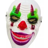 Palyaço Temalı Joker Maskesi - Korkutucu ve Eğlenceli Psikopat Palyaço Maskesi