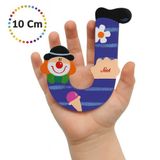 Palyaçolu Ahşap J Harfi - Renkli ve Eğlenceli Tasarım (10 Cm)