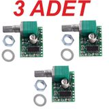 Pam8403 Potansiyometreli 2x3w Mini Ses Amplifikatörü