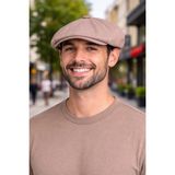 PaminBags Aksesuar Keten Parçalı Beckham Peaky Blinders Kasket Şapka ÜN0075 - Standart - Bej