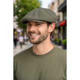 PaminBags Aksesuar Keten Parçalı Beckham Peaky Blinders Kasket Şapka ÜN0075 - Standart - Yeşil