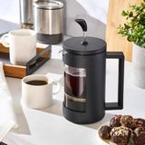 Pamir Bitki Çayı ve Filtre Kahve Demliği French Press 800 ml Siyah - 0-Kahverengi