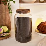 Pamir Bitki Çayı ve Filtre Kahve Demliği French Press 800 ml Siyah - Çok Renkli