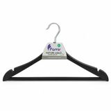 Pamir PMR-128 Natural Elbise Askısı 3 Adet Metal Başlı Sert Plastik