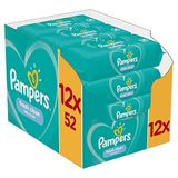 Pampers Fresh & Clean Islak Bebek Mendili, 12 paket, 624 Islak Mendil