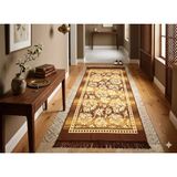 Pamuk Dokuma Alas Kilim 100*300 Kahve