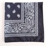 Pamuk Etnik Desen Bandana - M - L - Siyah