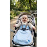 PAMUK HANIM OUTLET ÜRÜN/ pratik 1,5 TOG Kız-erkek Bebek Yarım Armut Torba Uyku Tulumu ARMUT TULUM /MAVİ
