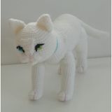 Pamuk Kedi Amigurumi Organik Oyuncak