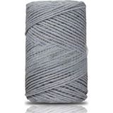 Pamuk Makrome 2 mm Gri