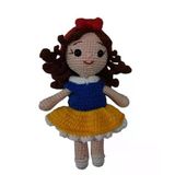 Pamuk Prenses Öğrenci Bebek Amigurumi Organik Anahtarlık Oyuncak