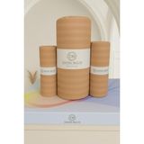 Pamuk Saten Lastikli Çarşaf Set - Cappuccino
