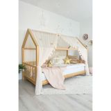 PAMUKA Montessori Tül Cibinlik İki Parça Pinkish Vanilla (TÜM EBATLAR)