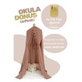 Pamuka Tül Cibinlik Deluxe Pinkish Brown