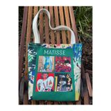 pamukcanta Henri Matisse Kanvas Bez Çanta Yıkanabilir Metal Çıtçıtlı 35x38cm (KÜÇÜK BOY)