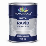 Pamukkale 1402 Rapid Hızlı Kuruyan Metal Boyası Parlak 0.75 Kg Boncuk Mavi Ral 5017