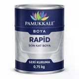 Pamukkale 1402 Rapid Hızlı Kuruyan Metal Boyası Parlak 0.75 Kg Krom Sarı Ral 1023