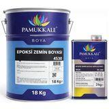 Pamukkale 4530 Solventli Epoksi Zemin Boyası 21 Kg Siyah Ral 9005