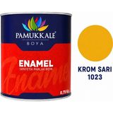 Pamukkale Arge Toptan Enamel Sentetik Parlak Yağlı Boya 0.75 kg Krom Sarı 1023 - KROM SARI-1023