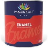Pamukkale Boya Pamukkale Enamel Sentetik Parlak Yağlı Boya 2.5 Kg Beyaz - 1 Adet