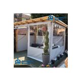 pamukkale branda 600 X 270 Pvc Şeffaf Branda Kapama Kış Bahçesi Fermuarlı