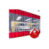 pamukkale branda Şeffaf Branda Kapama Balkon Perdesi Korniş Tokalı Kapsüllü Oto Yıkama Fabrika Iç Bölme Perdesi Şeffaf 350 x 270