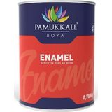 Pamukkale Enamel Sentetik Parlak Boya 0.75 Kg Metalik Gri