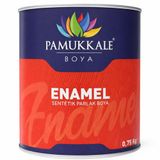Pamukkale Enamel Sentetik Parlak Yağlı Boya 0.75 Kg Açık Kahve Ral 8003