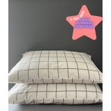 Pamuklu 2 Adet Fermuarlı 50x70 Cm Yastık Kılıfı