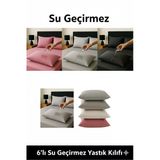 Pamuklu, 6'Lı Yastık Alezi, Yastık Kılıfı, Su / Sıvı Geçirmez,(50 X 70 CM)
