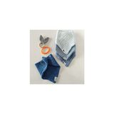 Pamuklu 8 Kat Muslin Kumaş Üç Çıtçıtlı 4'lü Bebek Mama Önlüğü/ağız Mendili - Çok Renkli - Standart