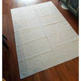 Pamuklu Bukle Lüks Kilim (120X180)-Spiral Krem