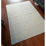 Pamuklu Bukle Lüks Kilim 80x125 -spiral Krem Krem