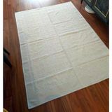 Pamuklu Bukle Lüks Kilim (80X125)-Spiral Krem