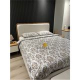 Pamuklu Çarşafı Lastikli Çift Kişilik Nevresim Takımı L Premium Bianca - 200 x 220 cm
