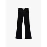 Pamuklu Dar Kesim İspanyol Paça Jean - Flare Jeans