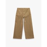 Pamuklu Düğmeli Cepli Yüksek Bel Jean Pantolon - Culotte Jeans