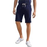 Pamuklu Erkek Casual Şort 2 İplik Yan Cepli Bağcıklı Regular Fit Kalıp Boru Paça Gri Günlük Bermuda (Lacivert, S)