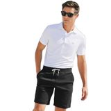 Pamuklu Erkek Casual Şort 2 İplik Yan Cepli Bağcıklı Regular Fit Kalıp Boru Paça Gri Günlük Bermuda (Siyah, S)