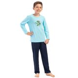 Pamuklu Erkek Çocuk Uzun Kol Pijama Takım(3-4/7-8), 405308