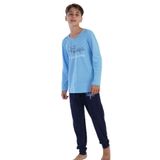 Pamuklu Erkek Çocuk Uzun Kol Pijama Takım(3-4/9-10), 306023