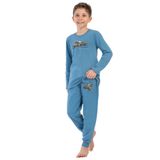 Pamuklu Erkek Çocuk Uzun Kol Pijama Takım(7-8/15-16), 403136