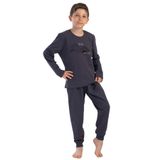 Pamuklu Erkek Çocuk Uzun Kol Pijama Takım(9-10/15-16), 403006
