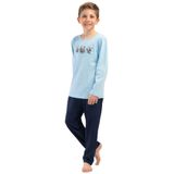Pamuklu Erkek Çocuk Uzun Kol Pijama Takım(9/10-15/16), 405133