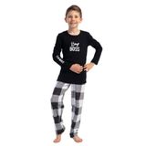 Pamuklu Erkek Çocukinterlok Uzun Kol Pijama Takım(7-8/13-14), 403354
