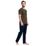 Pamuklu Erkek Kısa Kol Pijama Takım, 311019